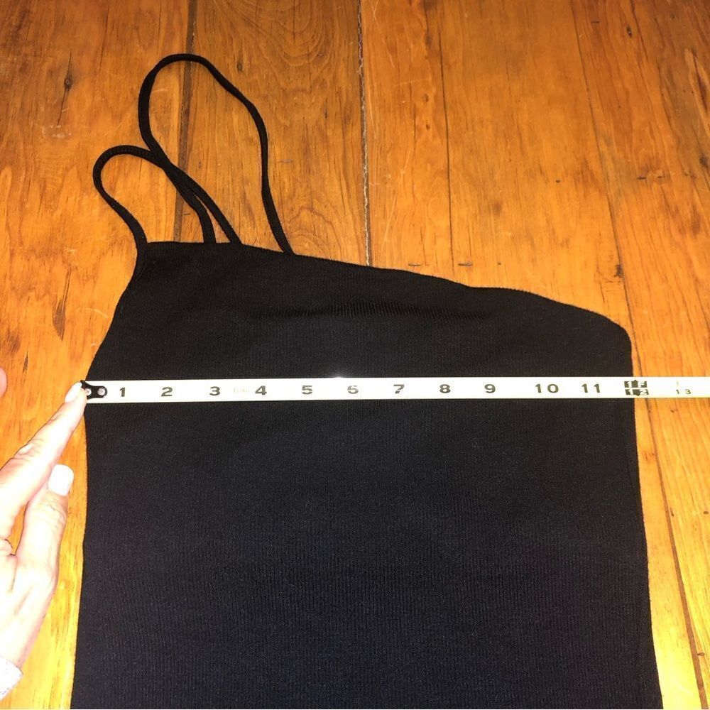 Enza Costa Silk Rib Asymmetrical Strappy Tank - Picture 8 of 13